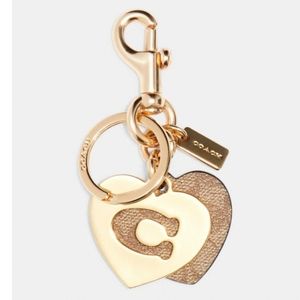Coach - Signature Heart Key Ring